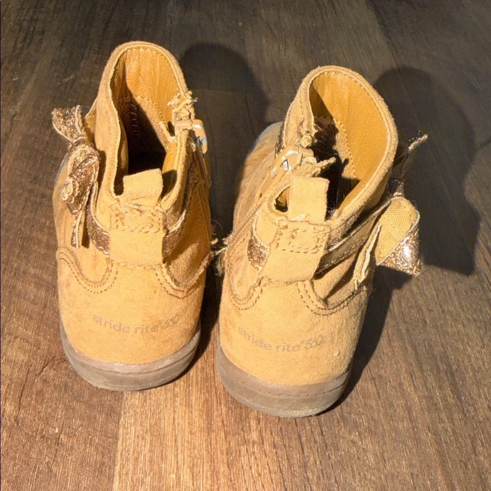 Stride Rite 360 Elaine girl brown boots size 7